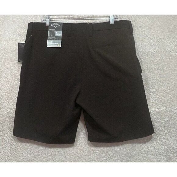 Callaway Shorts Mens 36 Performance Golf Casual Stretch Flat‎ Front Black $75 - Picture 2 of 9